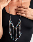 Collana con microcristalli azzurri - Mya Accessories
