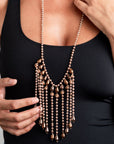 Collana con microcristalli bronzo - Mya Accessories