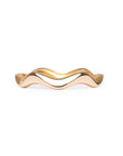 Bracciale a base esagonale rigido a manetta in metallo colore oro lucido - Mya Accessories