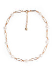 Collana a catena con perle in acrilico - Mya Accessories