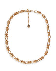 Collana girocollo in maglia in metallo colore oro lucido - Mya Accessories