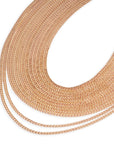 Collana a catena multilinee in metallo - Mya Accessories