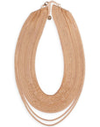 Collana a catena multilinee in metallo - Mya Accessories