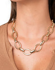 Collana girocollo a catena ovale - Mya Accessories