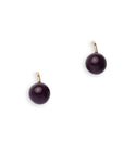 Orecchini con sfera in acrilico viola - Mya Accessories