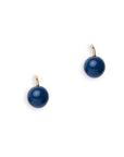 Orecchini con sfera in acrilico indaco - Mya Accessories