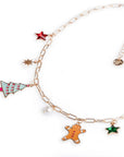 Collana girocollo a catena con charms natalizi - Mya Accessories