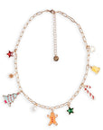 Collana girocollo a catena con charms natalizi - Mya Accessories