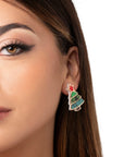 Orecchini in acrilico a forma di albero di natale - Mya Accessories