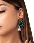 Orecchini in acrilico a forma di albero di natale - Mya Accessories