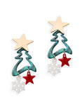Orecchini in acrilico a forma di albero di natale - Mya Accessories