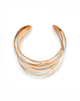 Bracciale rigido cuff con design in metallo - Mya Accessories