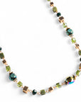 Collana lunga con pietre in vetro verdi - Mya Accessories