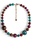 Collana girocollo con sfere in acrilico multicolore - Mya Accessories