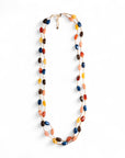 Collana lunga a due fili con pietre in acrilico multicolore - Mya Accessories
