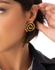 Orecchini a spirale in acciaio - Mya Accessories