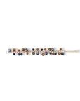 Bracciale a filo di catena con pietre pendenti in acrilico multicolore - Mya Accessories