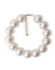 Collana girocollo con perle in vetro maxi 25 mm - Mya Accessories