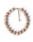 Collana girocollo con pietre in vetro multicolore - Mya Accessories