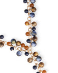 Collana girocollo a catena con sfere pendenti in acrilico multicolore - Mya Accessories