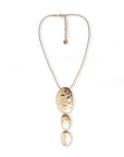 Collana girocollo con filo snake e pendente in metallo - Mya Accessories