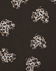 Sciarpa marrone con stampa a cuori maculati - Mya Accessories