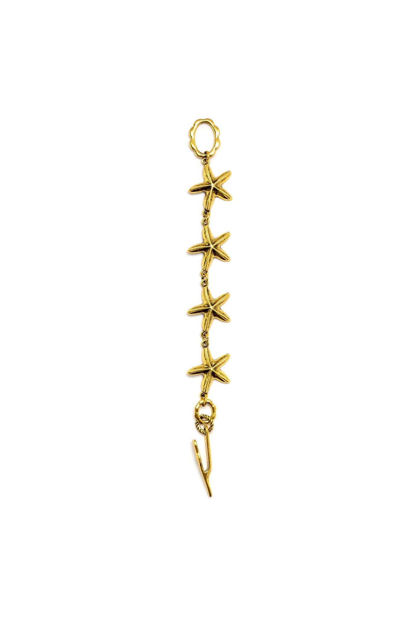Bracciale in metallo color oro a stella marina - Mya Accessories