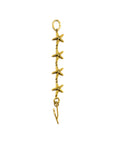 Bracciale in metallo color oro a stella marina - Mya Accessories
