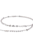 Cintura colore argento con cuori
