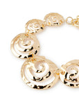 Bracciale a spirale in metallo colore oro - Mya Accessories