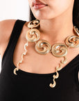 Collana girocollo in metallo virgole - Mya Accessories