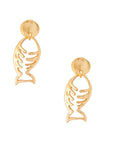 Orecchini in metallo a pesciolino - Mya Accessories