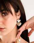 Orecchini pendenti a cuore - Mya Accessories