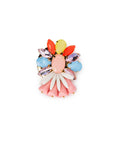 Spilla in ferro a fiore in acrilico multicolore - Mya Accessories