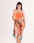 Pareo in cotone indiano con fantasia multicolore - Mya Accessories