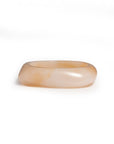 Bracciale bangle rigido in acrilico matto beige - Mya Accessories