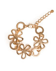 Bracciale a catena con fiori in metallo - Mya Accessories