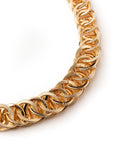 Collana girocollo a maglia circolare rigata, intrecciata - Mya Accessories