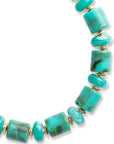 Collana girocollo in acrilico turchese - Mya Accessories