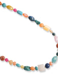 Collana lunga con pietre in acrilico multicolore - Mya Accessories