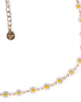 Collana girocollo con margherite bianche - Mya Accessories