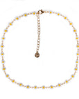 Collana girocollo con margherite bianche - Mya Accessories