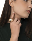 Anello in metallo elastico con design bombato - Mya Accessories