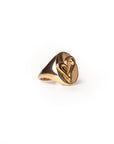 Anello in metallo con incisione a cuore - Mya Accessories