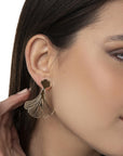Orecchini pendenti a forma di fiori forati - Mya Accessories