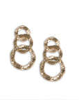 Orecchini pendenti a tre cerchi incatenati - Mya Accessories