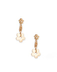 Orecchini pendenti con fiorellini in metallo - Mya Accessories