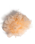 Spilla a fiore a piume tono rosa pesca - Mya Accessories