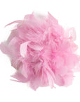 Spilla a fiore a piume tono rosa - Mya Accessories