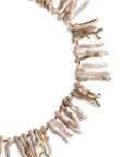 Collana girocollo con rami in acrilico tono beige - Mya Accessories
